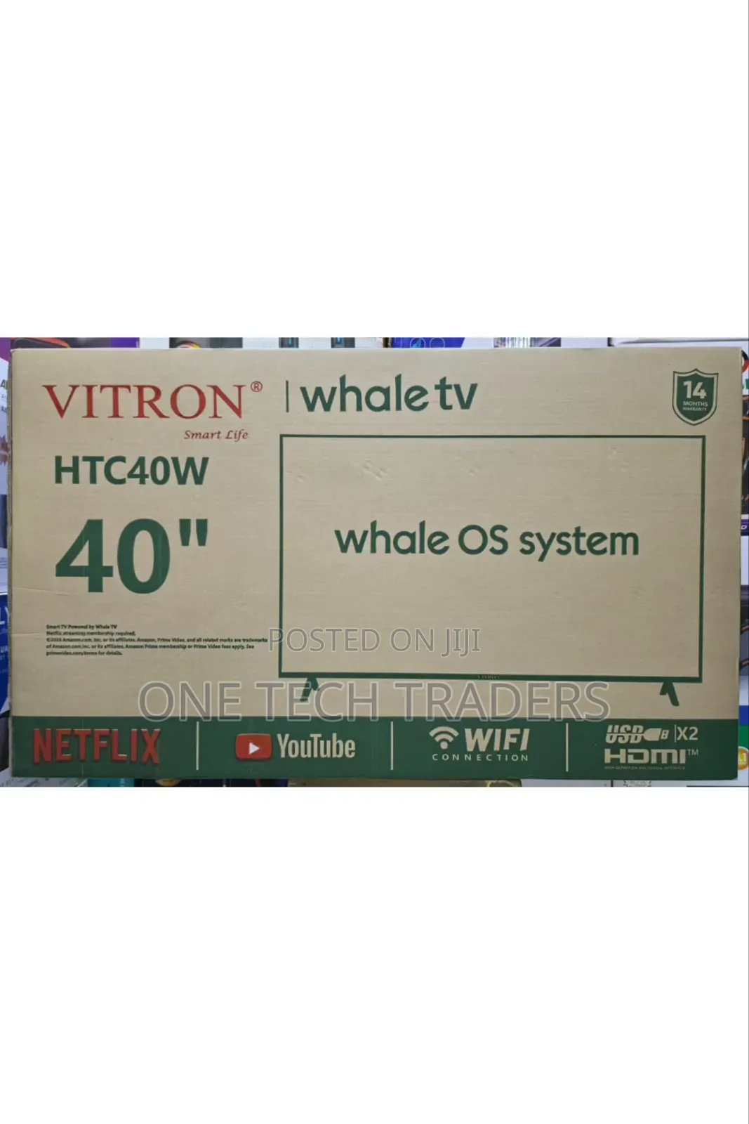 Vitron 40" Smart TV Whale TV