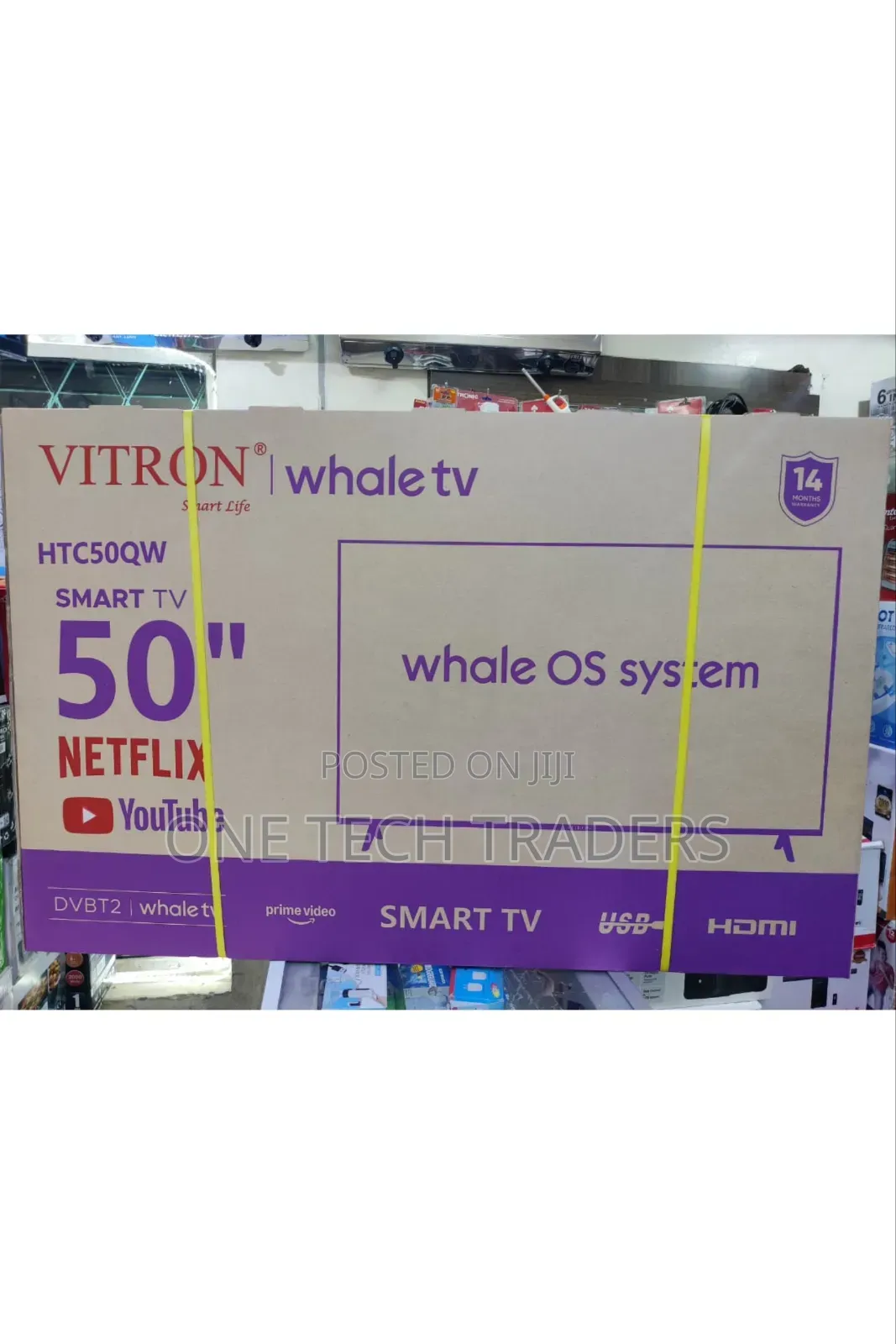 Vitron 50" QLED Smart Whale TV Model: HTC50QW
Qled