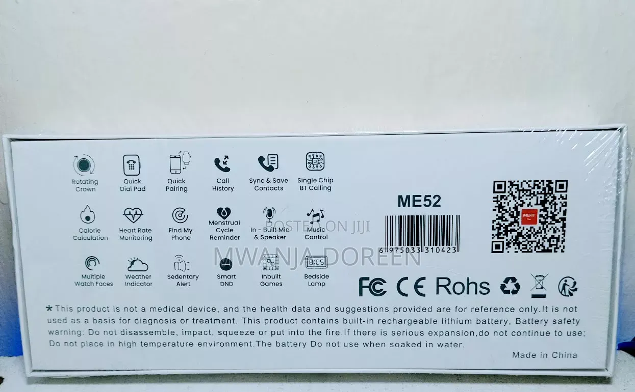 Series 11 ME52 2.3" AMOLED Smartwatch -Bluetooth Calling