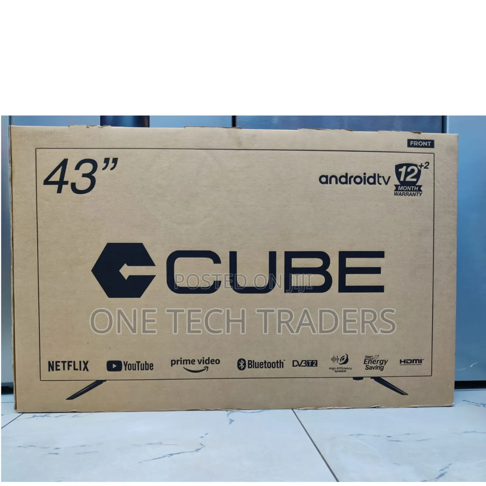 Cube TV 43" Smart Android With Bluetooth