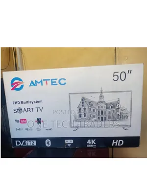 Amtec TV 50" Smart Android Frameless With Bluetooth