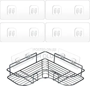 Single Clear Self Adhesive Hooks / Shelf Stickers