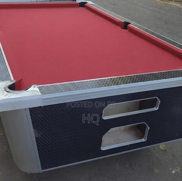 Pool Table Anchored on Quality