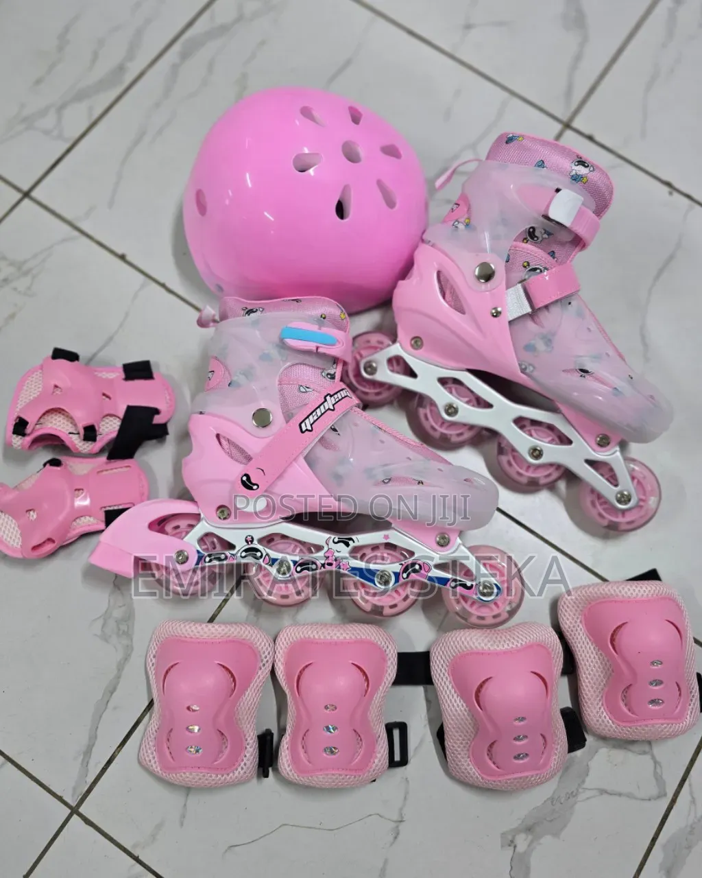 Pink Complete Kit Roller Skates Shoes