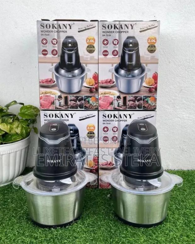 Sokany Original High Quality Mini Wonder Food Chopper(2ltrs)