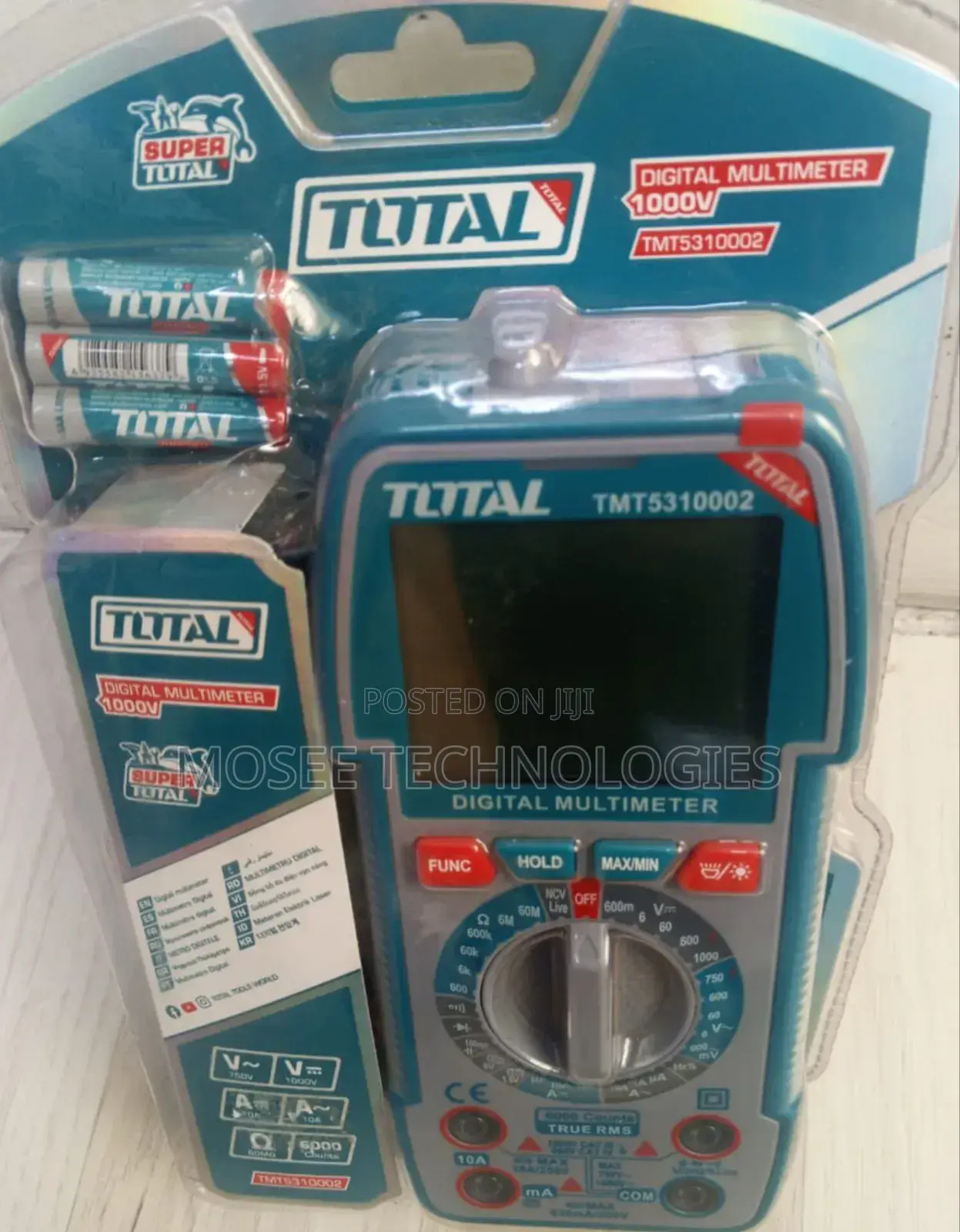 Total Electrical Tester Digital Multimeter 1000V 6000 Counts