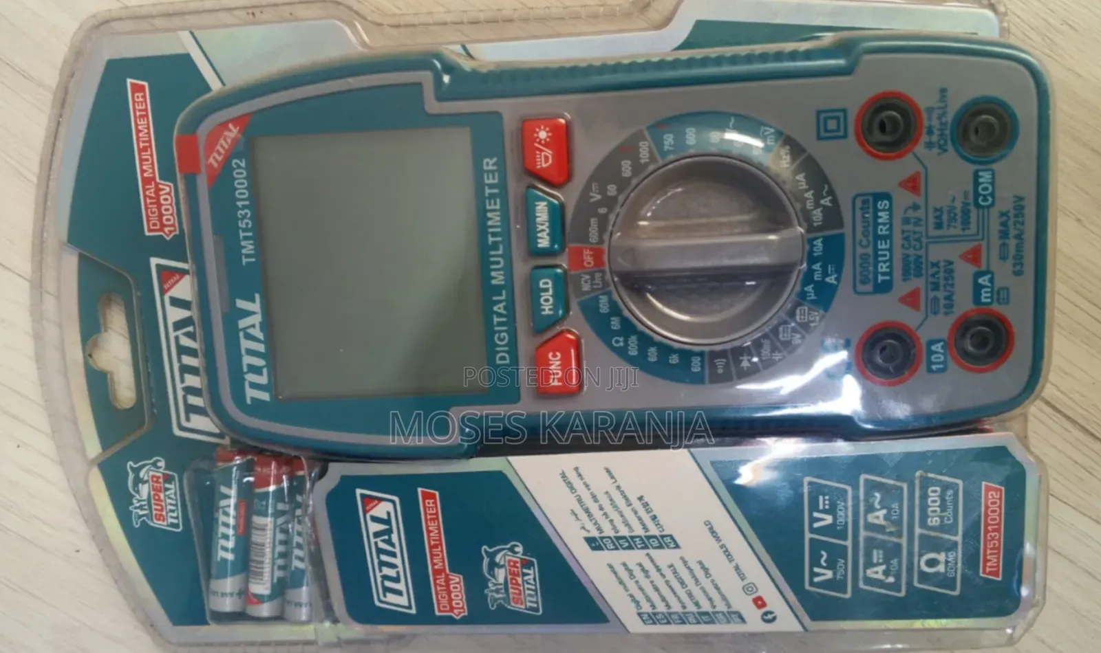 Total Digital Voltage Multimeter 1000V AC/DC With True RMS Function