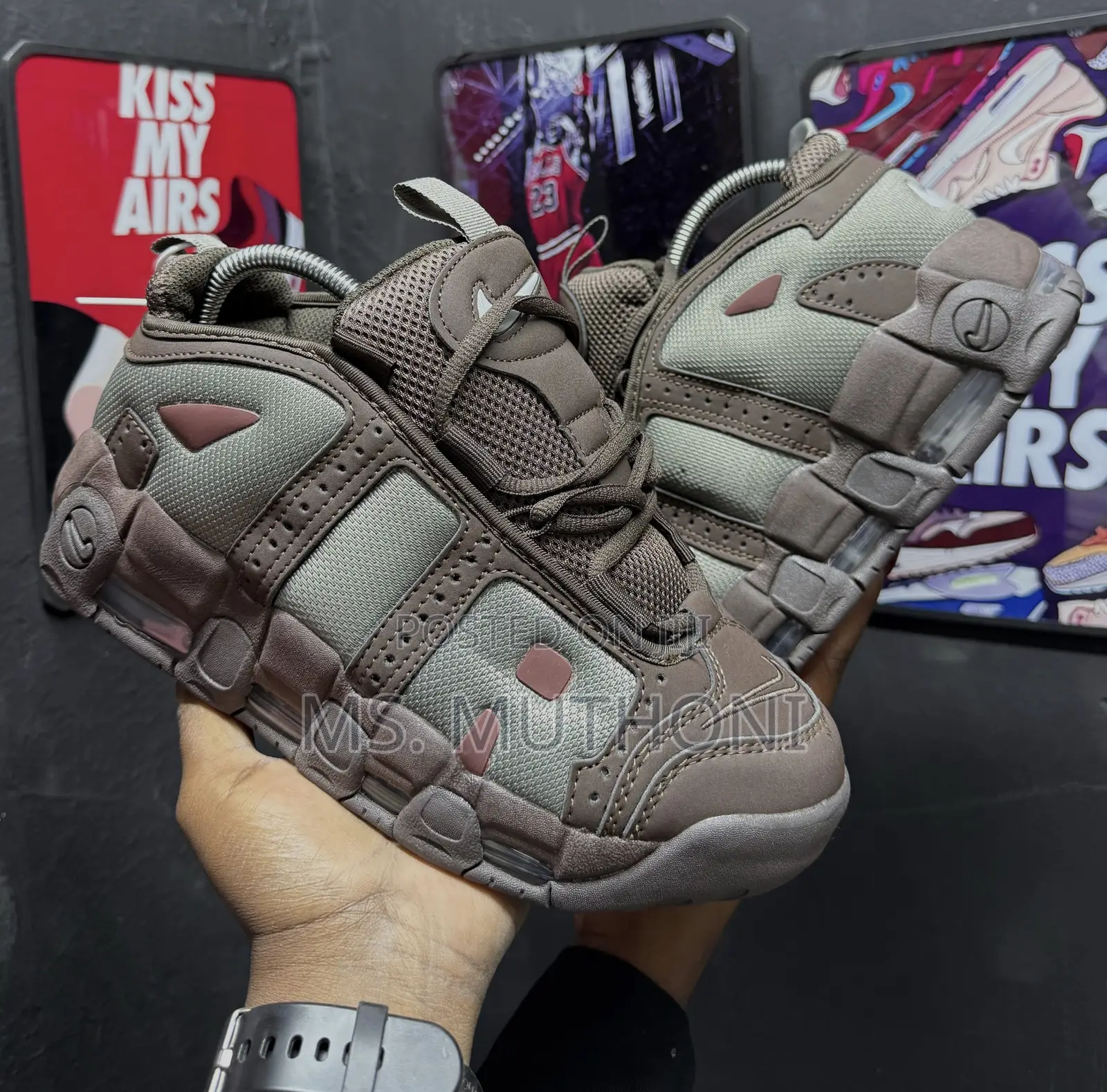 Iconic Nike Air More Uptempo Low Sneakers Size 40-45