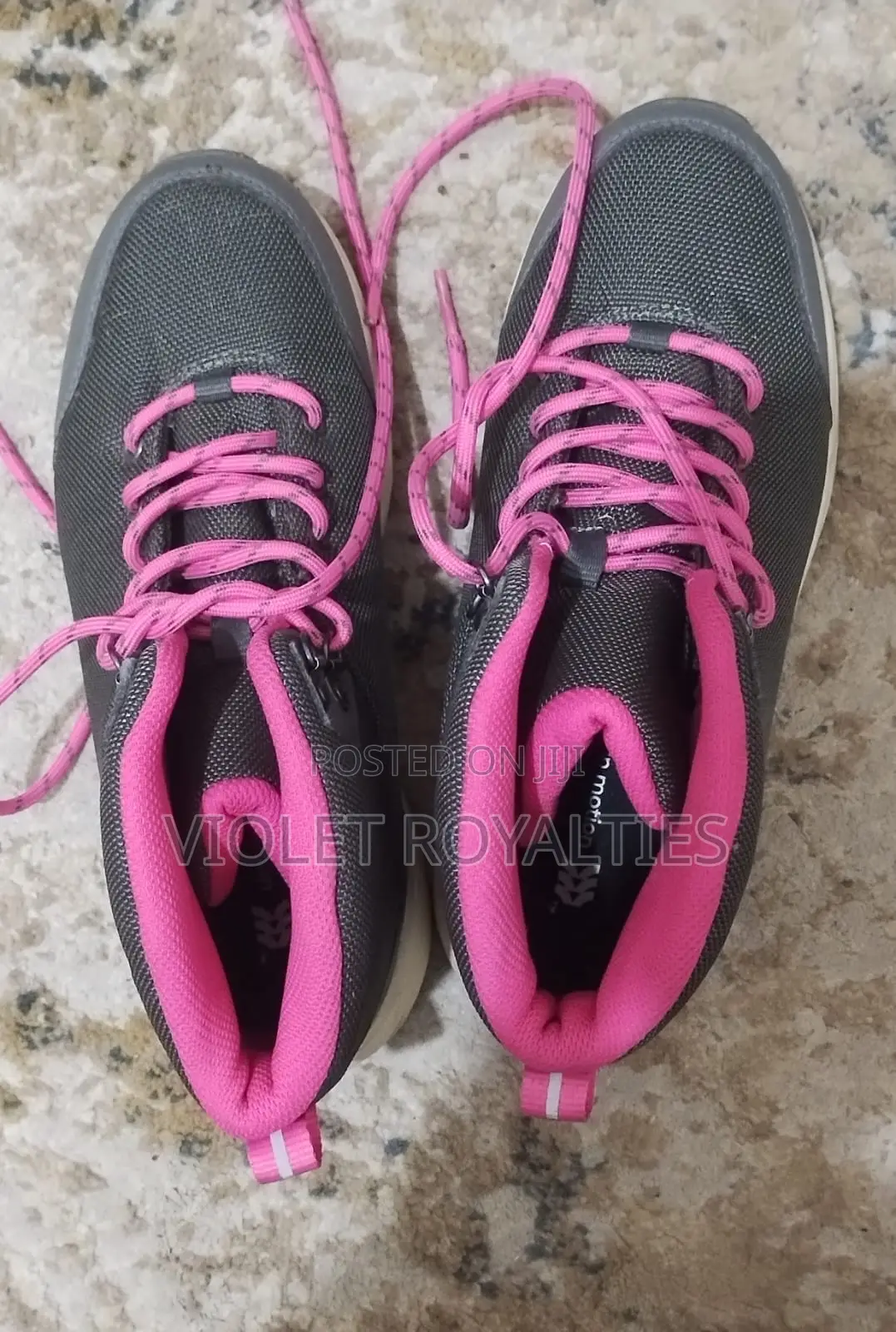 All in Motion High-Top Athletic Sneakers - Grey/Pink
