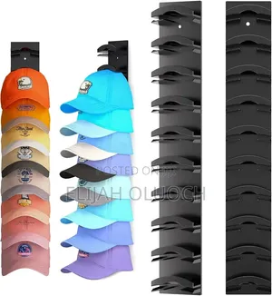 Wall-Mounted Cap Organizer Rack