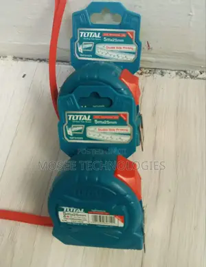 TOTAL Professional Measuring Tape 5m X 25mm – Durable Design