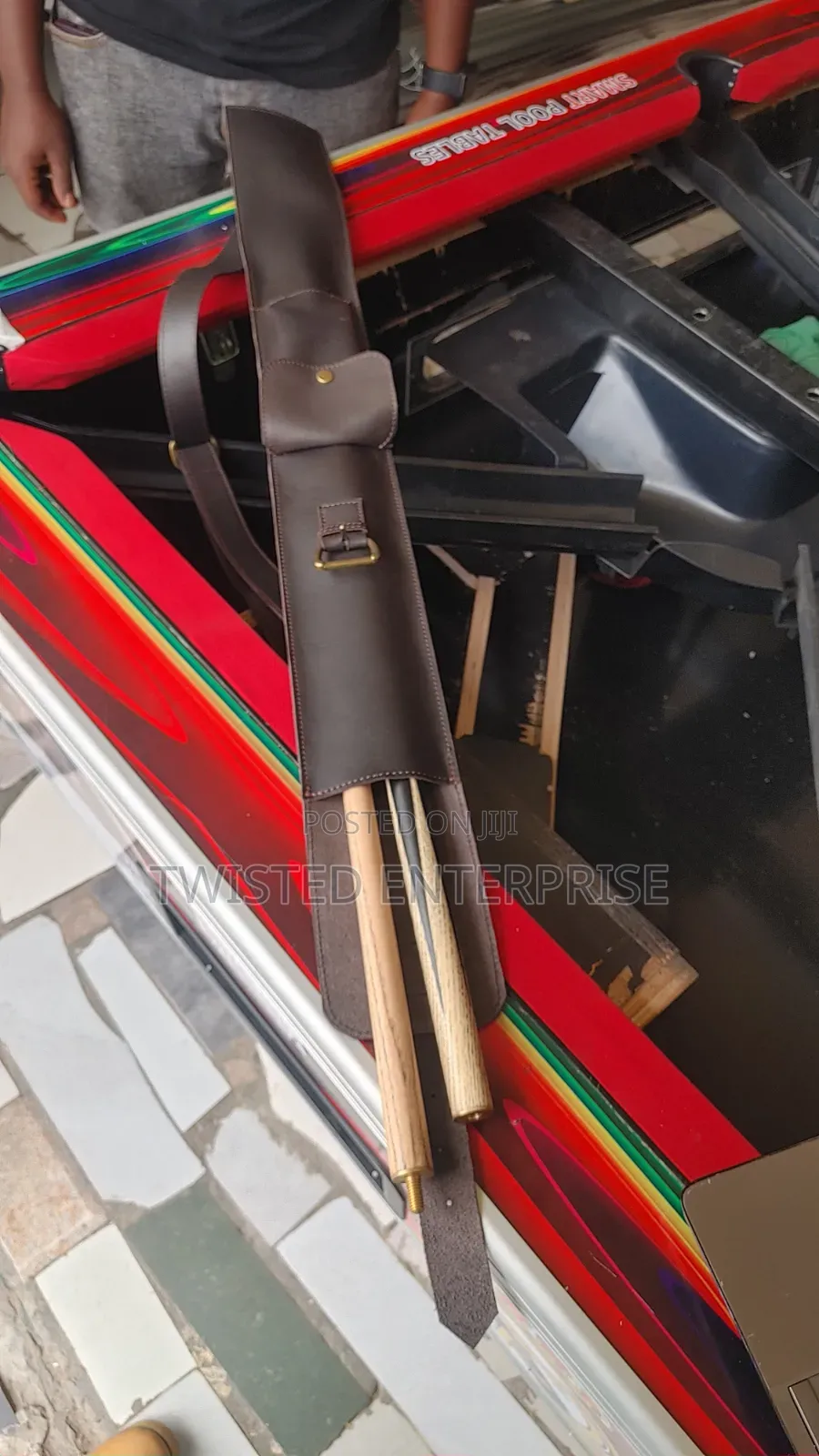 Leather Cue-Stick Bag