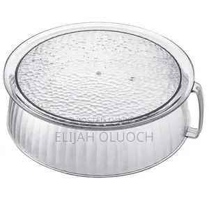 2pcs Transparent Multipurpose Stackable Multi-Layer Food Cover