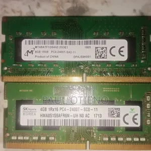 12gb Ddr4 Laptop Ram (4gb + 8gb) 2400mhz So-Dimm Micron and Sk Hynix