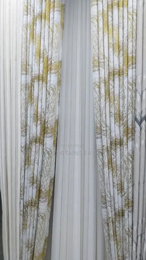 Elegant Gold Curtains and Brown With Rings