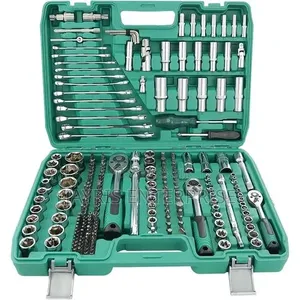 Professional Mechanic's Socket Wrench and Hand Tool Set