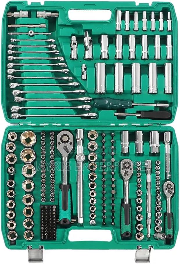 Professional Mechanic's Socket Wrench and Hand Tool Set - thumbnail 2