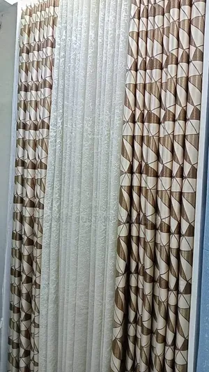 Navy Blue Elegant Curtains and Sheers for Offices