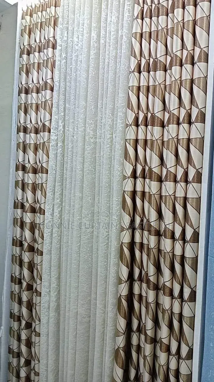 Navy Blue Elegant Curtains and Sheers for Offices