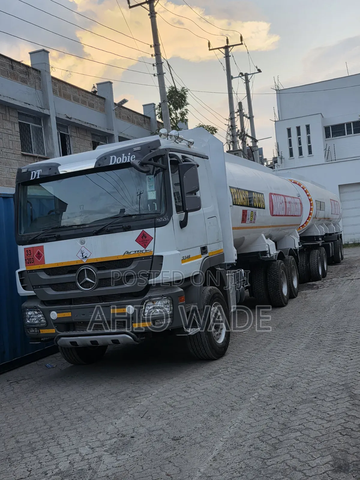 Actros 3348 Original With a Tanker Pulling