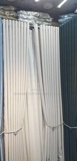 Cream Modern Elegant Curtains for Bedrooms