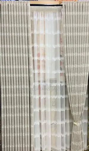 Grey Modern Elegant Curtains for Offices