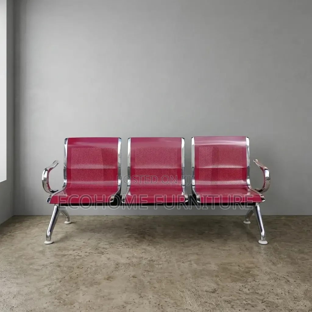 Waiting Bench 3 Seater Airport Reception Visitor Chair