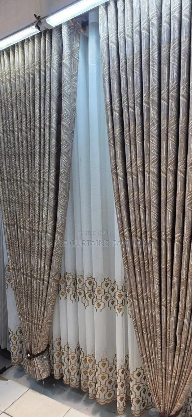 Brown and Grey Modern Curtains for Apartments