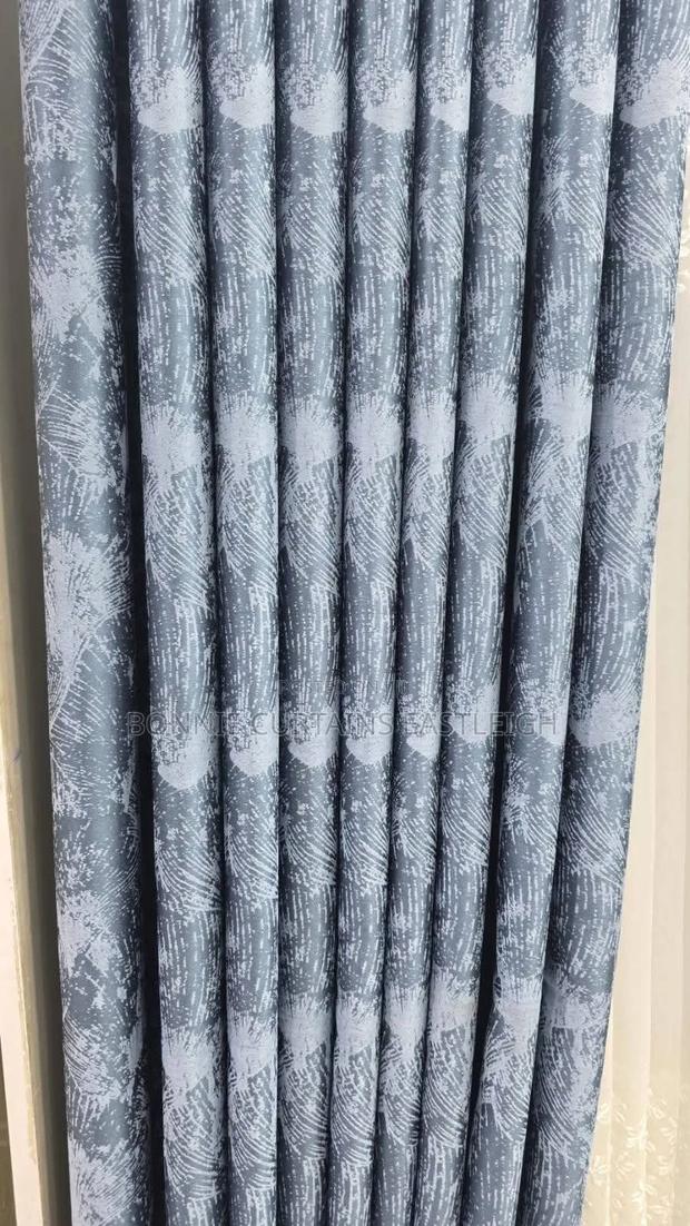 Brown and Grey Modern Curtains for Apartments - thumbnail 3