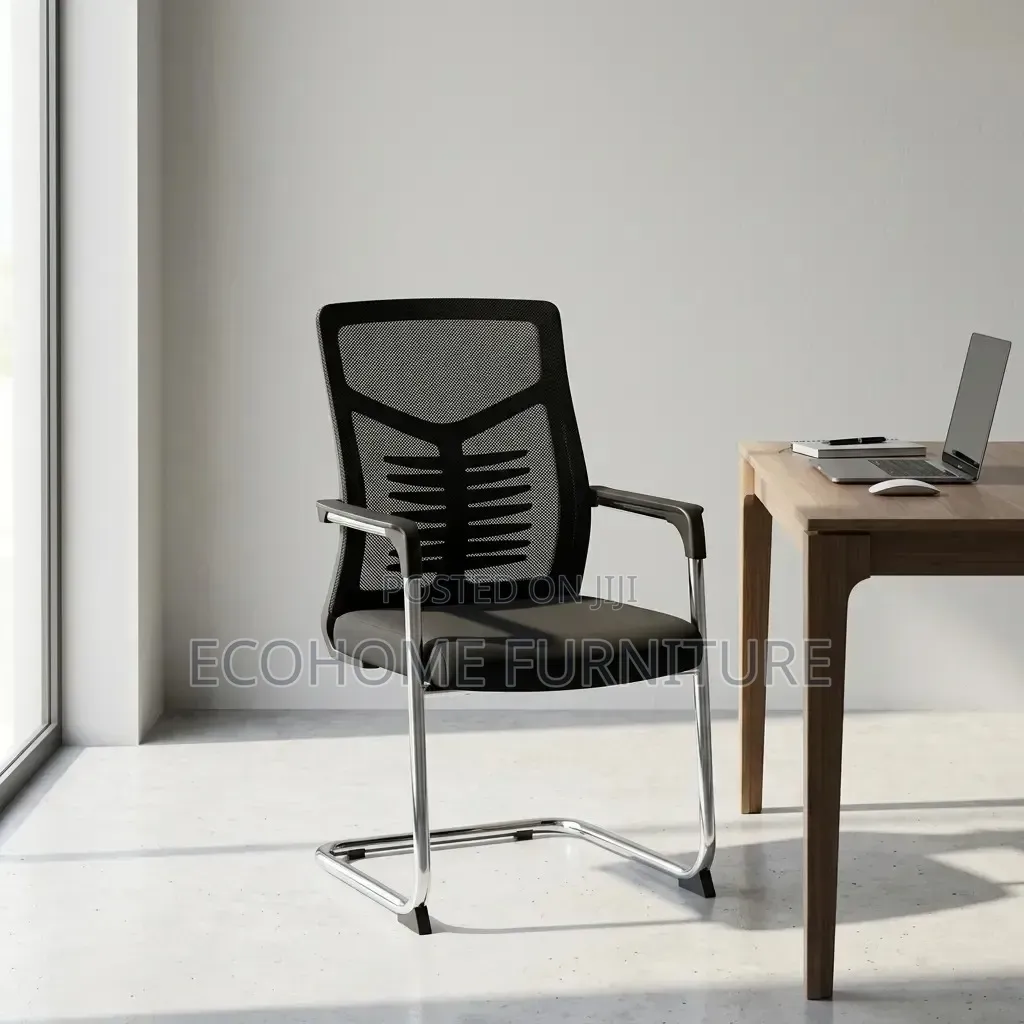 Visitor Chair Office Reception Conference Chair Chrome Base