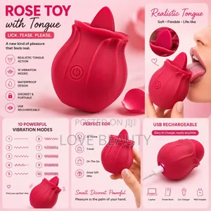 Rose Toy Vibrator
With Tongue