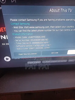 40' Inch Samsung TV