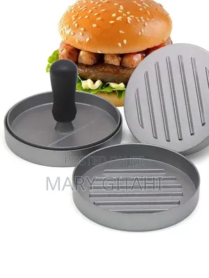 Stainless Steel Burger Press