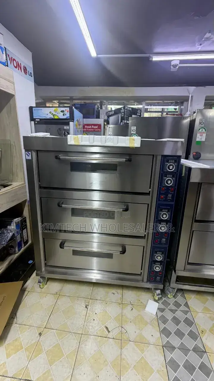 Euromax Deck Oven 3 Deck 6 Trays Comes With Free Trays