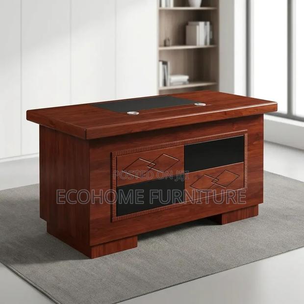 Office Desk Executive Managerial Wooden Office Workstation - thumbnail 2