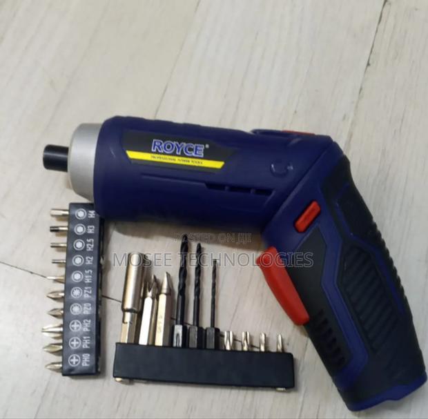 Royce Rechargeable Cordless Screwdriver With Bit Accessories - thumbnail 2