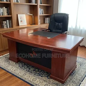 Executive Office Desk Wooden Managerial Director Desk