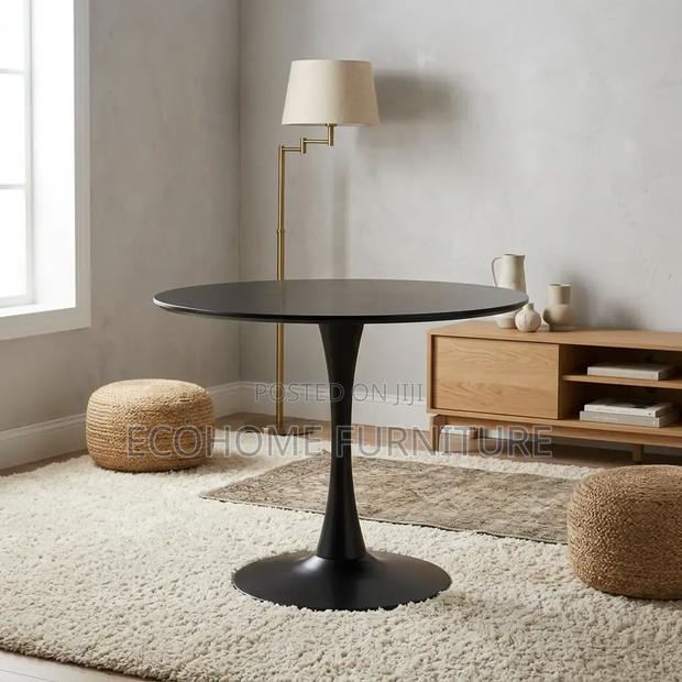Dining Table Round Modern 4 Seater Dining Table - thumbnail 2