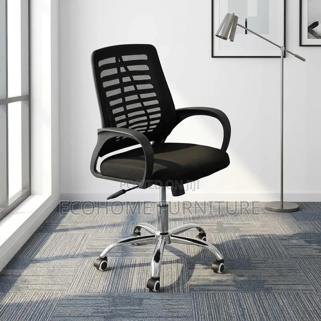 Office Chair Ergonomic Mesh Adjustable Swivel Computer Chair