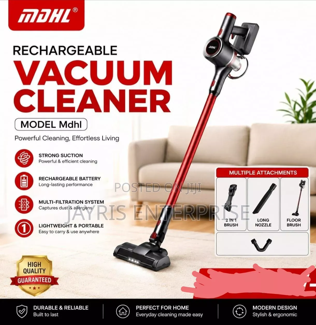MDHL Rechargeable Vacuum Cleaner