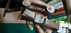 Powder Coated Brackets Curtain Rods Holders Environmental Friendly