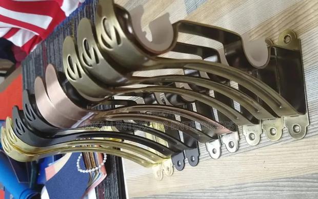 Jua Kali Curtain Brackets Curtain Rods Holders Environmental Friendly