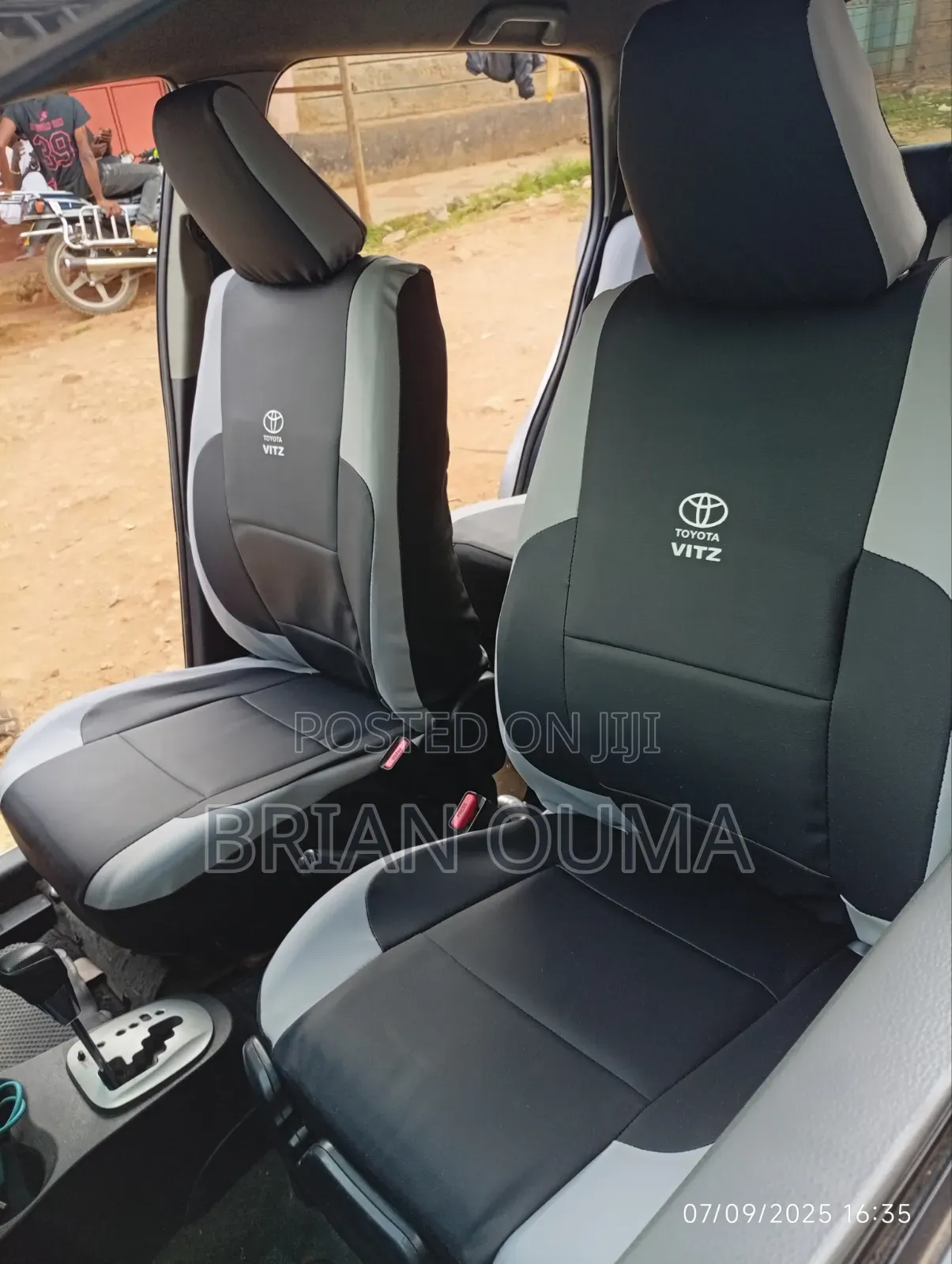 Custom Made Toyota Vitz Seat Covers – KSh 7,999