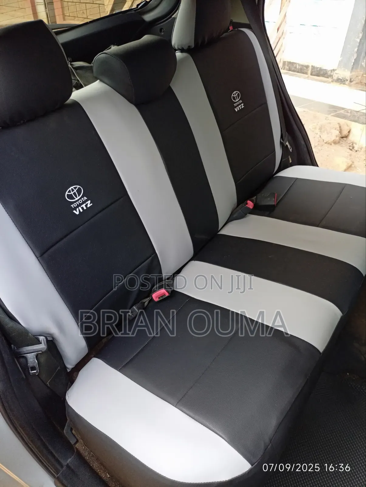 Custom Made Toyota Vitz Seat Covers – KSh 7,999