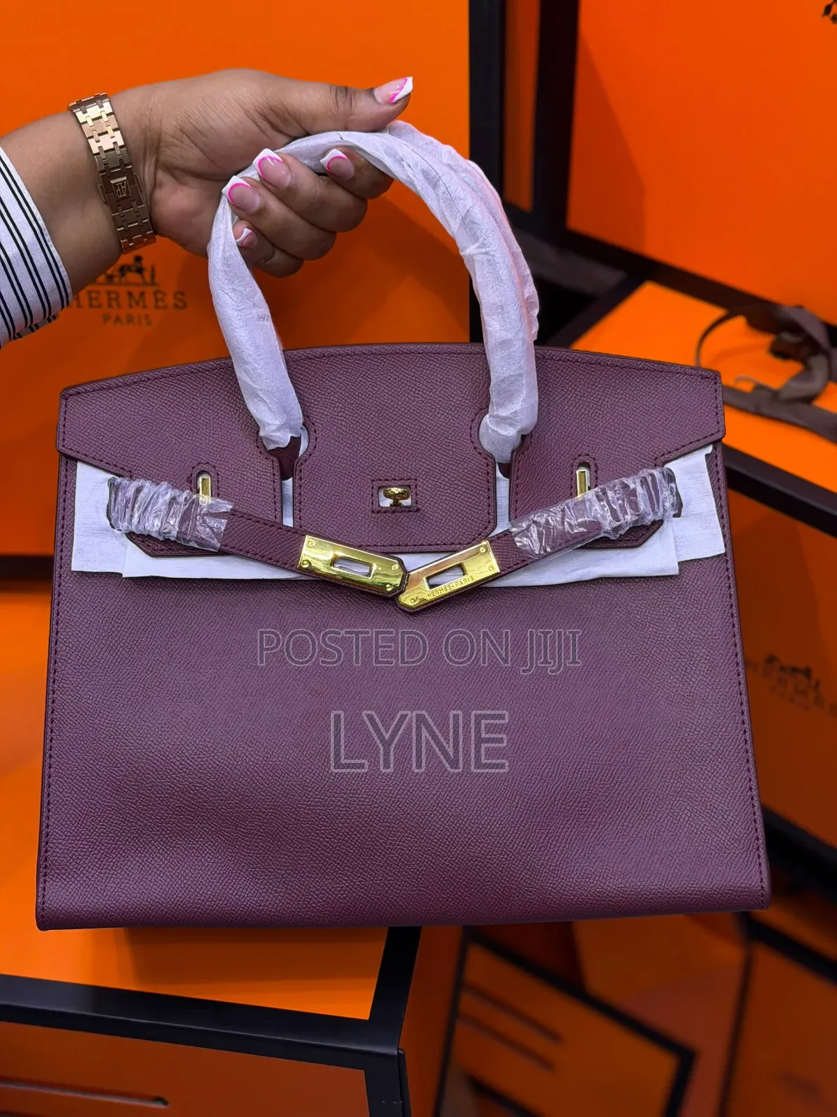 High End Quality Birkin Hermes Like Handbags. Elegant, Chic Look