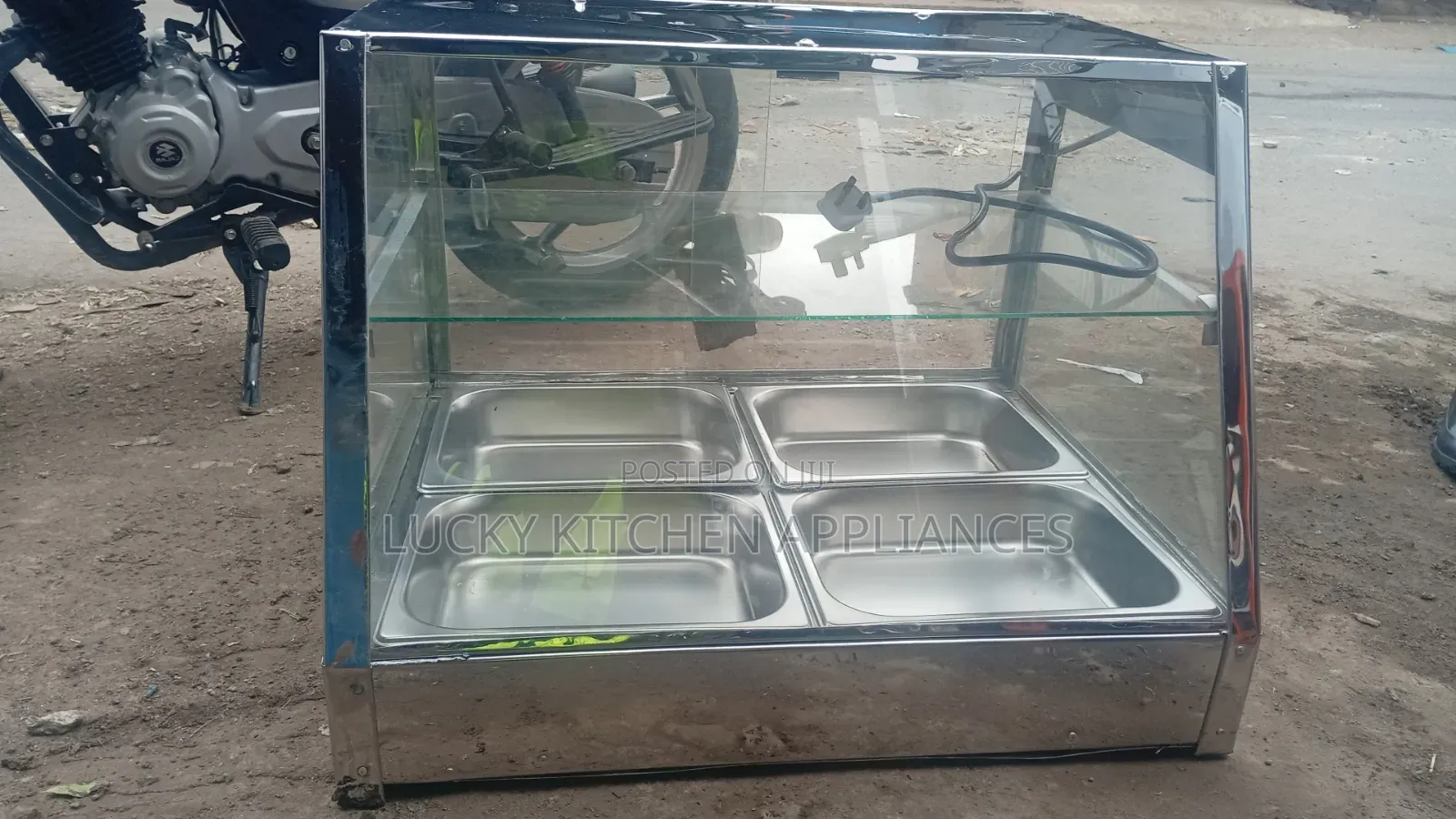 Food Warmer Display With Insert/ Basin.