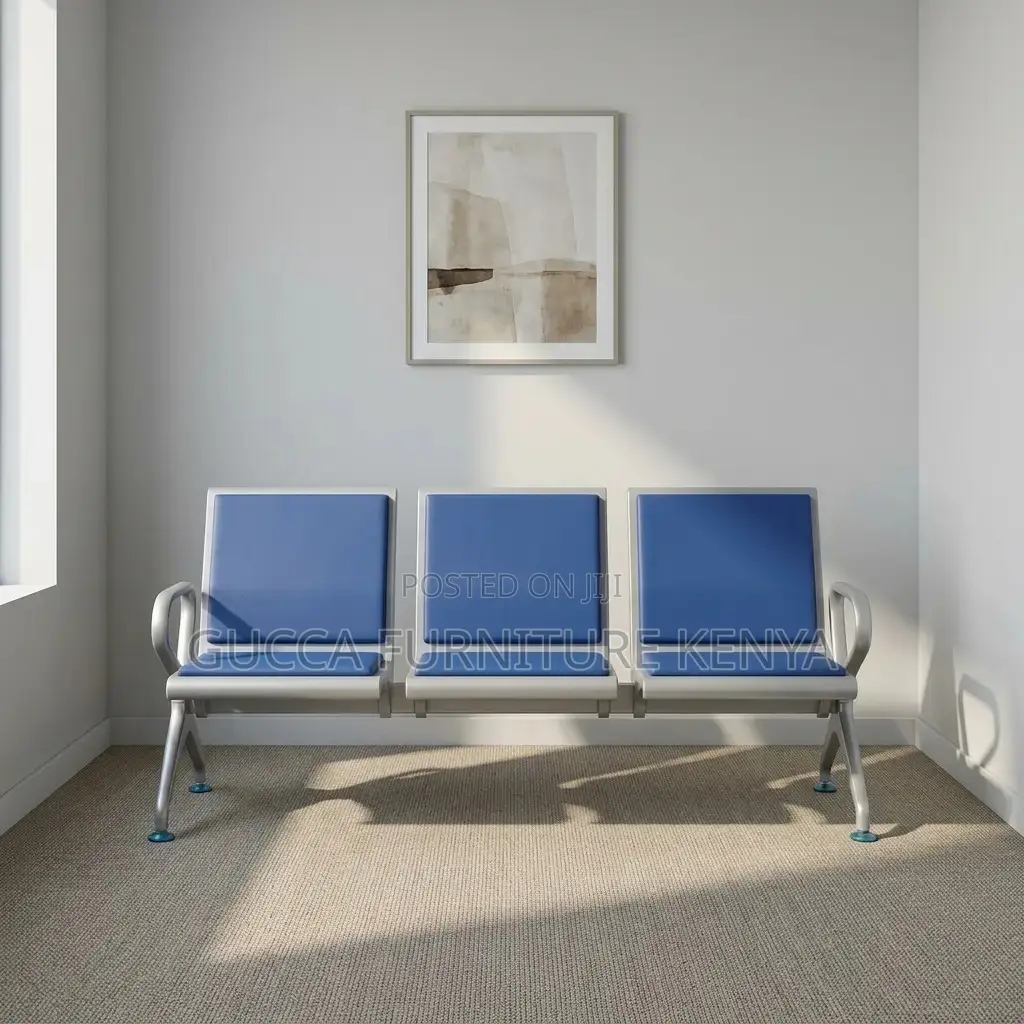 3-Link Padded Blue Clinic Bench