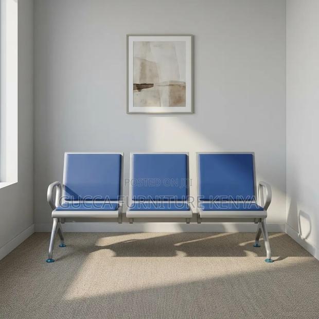 3-Link Padded Blue Clinic Bench