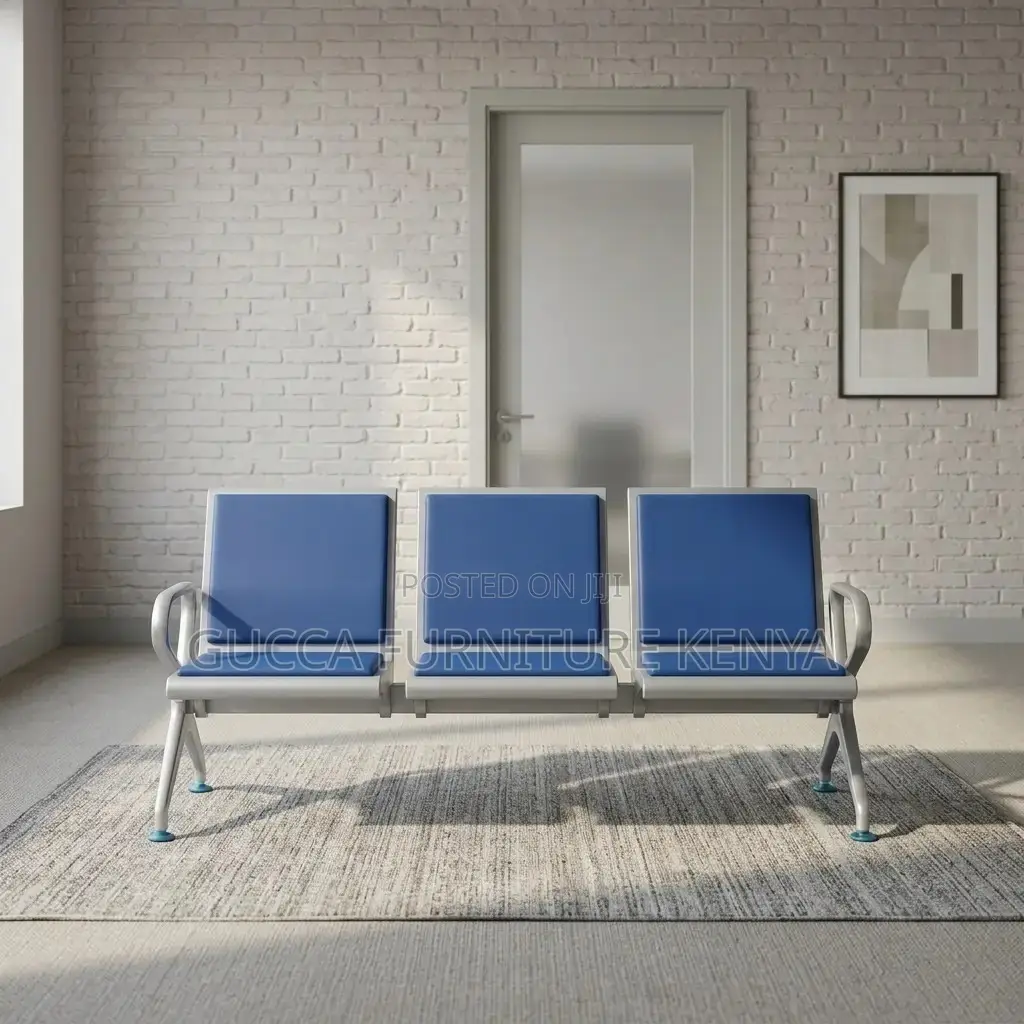 3-Link Padded Blue Clinic Bench