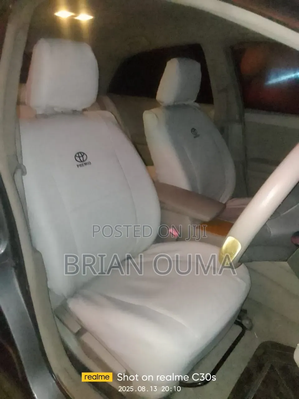 Custom Made Toyota Premio Seat Covers – 